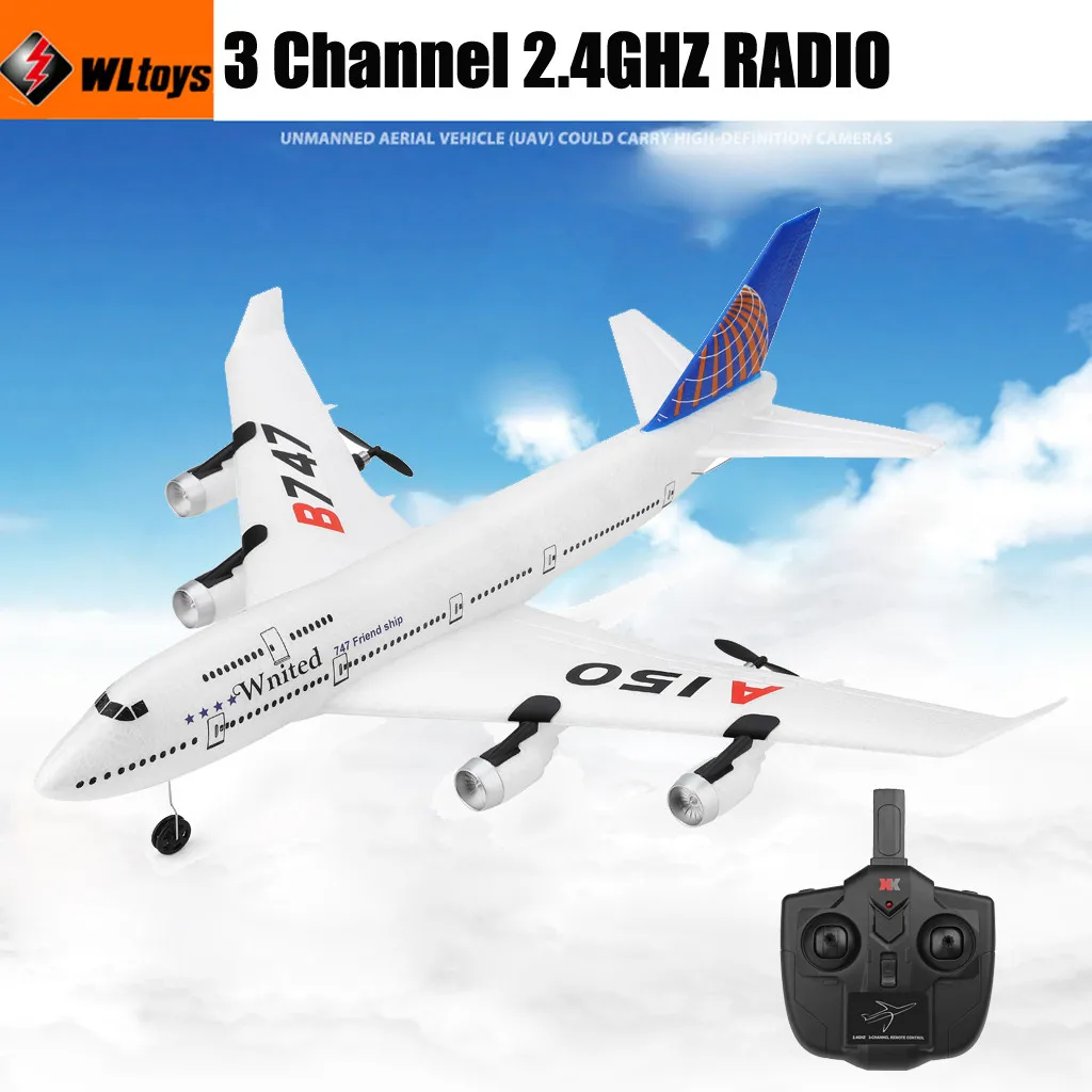 WLtoys A150- B747 3CH 2.4G RC Airplane mini drone RTF Remote Control Glider Sailplane Drone With Camera HD Flying Minion
WLtoys A150- B747 3CH 2.4G RC Airplane mini drone RTF Remote Control Glider Sailplane Drone With Camera HD Flying Minion