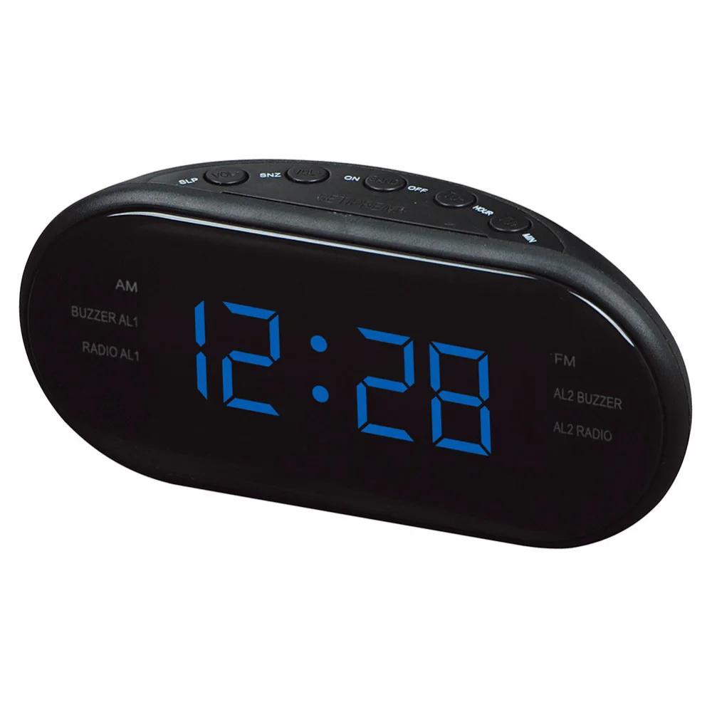 HomeTimes Modern AM/FM LED Clock Radio Electronic Desktop Alarm Digital Table Clocks Snooze Function For Home Office -SZ
HomeTimes Modern AM/FM LED Clock Radio Electronic Desktop Alarm Digital Table Clocks Snooze Function For Home Office -SZ