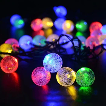 NEWKBO Multi-Color Ball round Solar Night Light Power LED String Fairy Lights Battery Christmas Garden Outdoor Decoration lamp
NEWKBO Multi-Color Ball round Solar Night Light Power LED String Fairy Lights Battery Christmas Garden Outdoor Decoration lamp