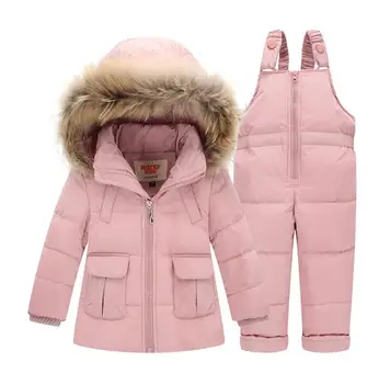 Russian Winter Suits for Boys Girls 2018 Ski Suit Children Clothing Set Baby Duck Down Jacket Coat + Overalls Warm Kids Snowsuit
Russian Winter Suits for Boys Girls 2018 Ski Suit Children Clothing Set Baby Duck Down Jacket Coat + Overalls Warm Kids Snowsuit