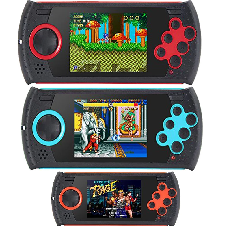 2018 Portable 3 inch 16 Bit Handheld Game Console Players Build-in 100 Classic Games PVP PXP MP3 MP4 Game Player Gift For Kids
2018 Portable 3 inch 16 Bit Handheld Game Console Players Build-in 100 Classic Games PVP PXP MP3 MP4 Game Player Gift For Kids