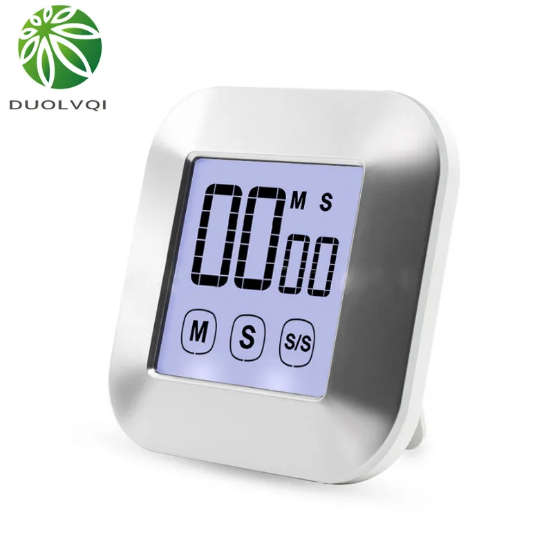 Duolvqi LCD Digital Timer Touch Screen Kitchen Timer Practical Cooking Stopwatch Countdown Count UP Alarm Clock Cooking Tools
Duolvqi LCD Digital Timer Touch Screen Kitchen Timer Practical Cooking Stopwatch Countdown Count UP Alarm Clock Cooking Tools