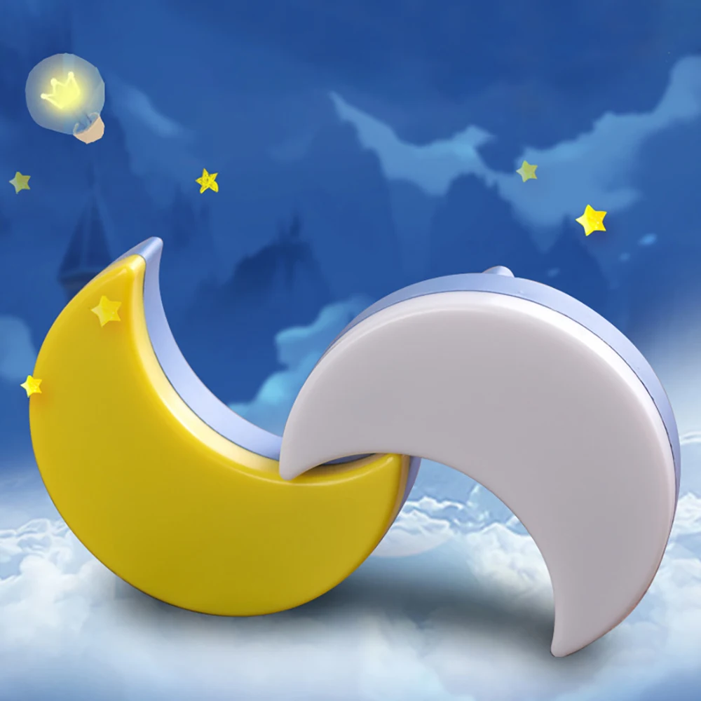 LED Light Moon Shape Nightlight Sensor Control Decor Light EU Plug Energy-saving Bedside Indoor Lamp Gift
LED Light Moon Shape Nightlight Sensor Control Decor Light EU Plug Energy-saving Bedside Indoor Lamp Gift