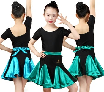 New Children's Latin Dance Skirt Summer Girls Practice Dance Dress Standard Professional Grading Children's Performance Costume
New Children's Latin Dance Skirt Summer Girls Practice Dance Dress Standard Professional Grading Children's Performance Costume