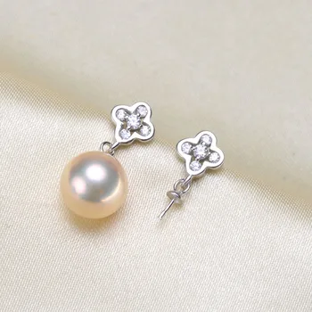Elegant Flora Drop Earrings Findings&Components S925 Sterling Silver Pearl Earrings Jewelry Findings 3Pairs/Lot
Elegant Flora Drop Earrings Findings&Components S925 Sterling Silver Pearl Earrings Jewelry Findings 3Pairs/Lot