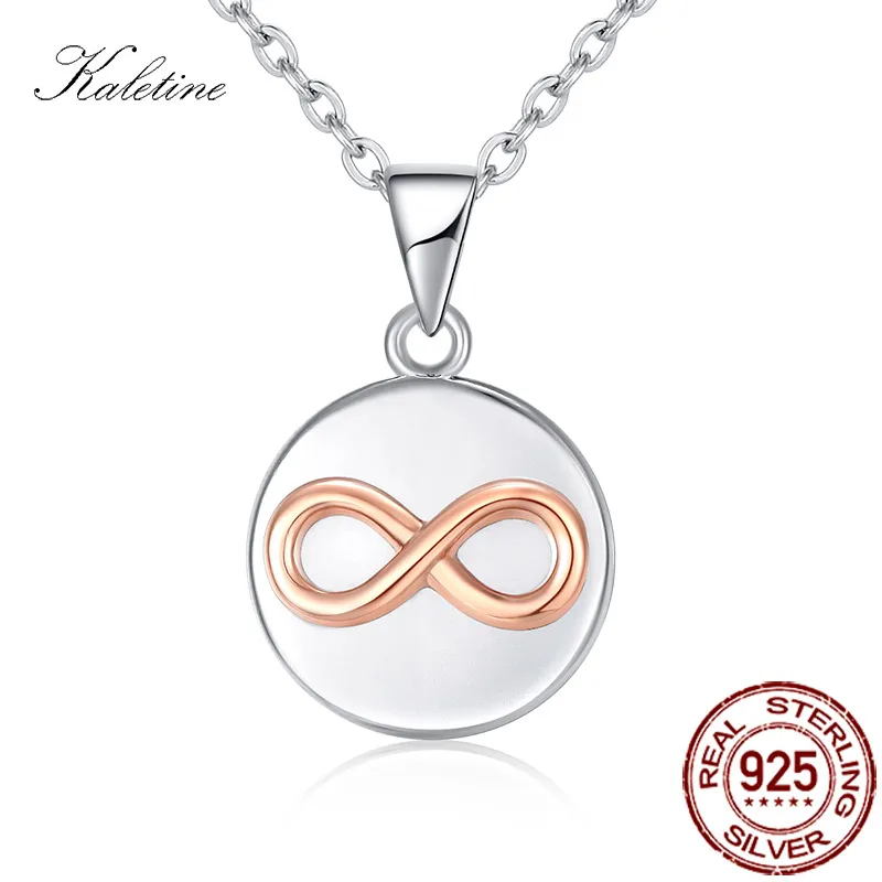 KALETINE Infinity Love Real Silver 925 Pendant Necklaces Round Charm Necklace New Arrivals Silver Jewelry For Women 2018 KLTN078
KALETINE Infinity Love Real Silver 925 Pendant Necklaces Round Charm Necklace New Arrivals Silver Jewelry For Women 2018 KLTN078
