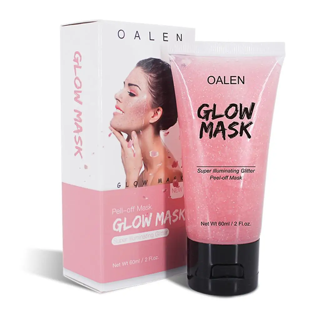 Face Mask Glitter Face Glow Shimmer Peel-off Blackhead Removing Whitening Mask Cream
Face Mask Glitter Face Glow Shimmer Peel-off Blackhead Removing Whitening Mask Cream