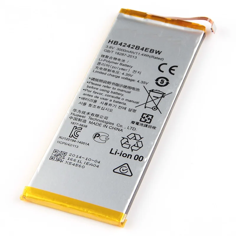HB4242B4EBW литий-ионный аккумулятор для телефона Huawei honor 6 H60-L01 H60-L02 H60-L11 4X 3000 мАч |