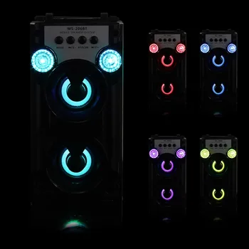 HIPERDEL Bluetooth Speaker Wireless Outdoor Portable Multimedia Super Bass Speakers Colorful LED lights USB AUX TF FM Radio C328
HIPERDEL Bluetooth Speaker Wireless Outdoor Portable Multimedia Super Bass Speakers Colorful LED lights USB AUX TF FM Radio C328