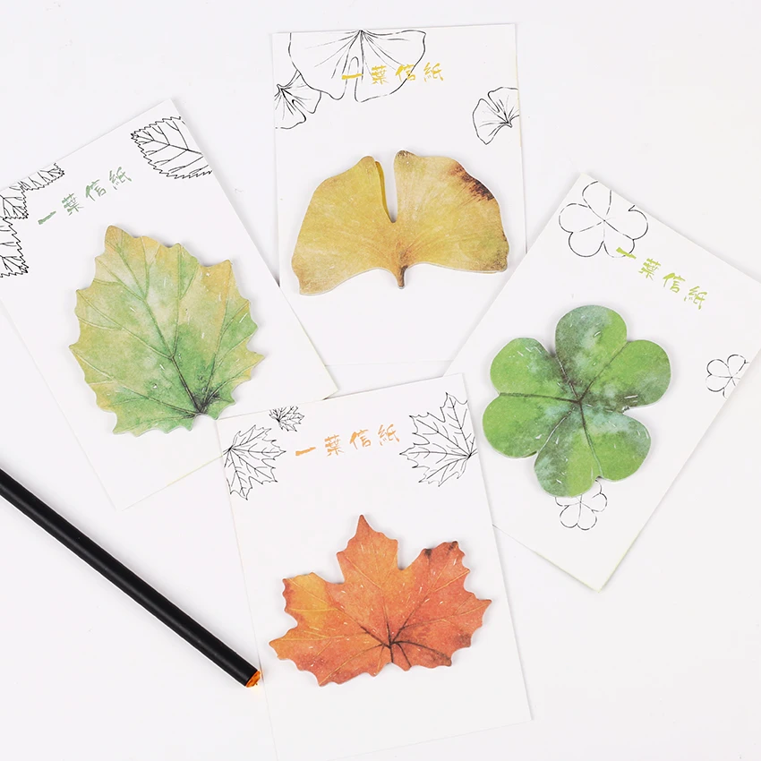 1PC Cute Kawaii Maple Leaves Ginkgo Leaf Lucky Clover Memo Pad Creative Maple Leaf Kids Korean Stationery
1PC Cute Kawaii Maple Leaves Ginkgo Leaf Lucky Clover Memo Pad Creative Maple Leaf Kids Korean Stationery