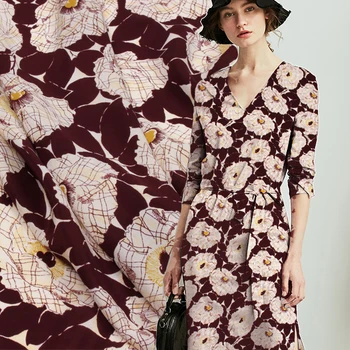 Temperament flower silk crepe de chine fabric new 14mm silk fabric dress silk fabric wholesale silk fabric
Temperament flower silk crepe de chine fabric new 14mm silk fabric dress silk fabric wholesale silk fabric