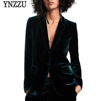 YNZZU European 2018 Spring Women's Blazers Velvet Jackets Suit Elegant Single Button Slim Office Work Lady Blazers O493
YNZZU European 2018 Spring Women's Blazers Velvet Jackets Suit Elegant Single Button Slim Office Work Lady Blazers O493