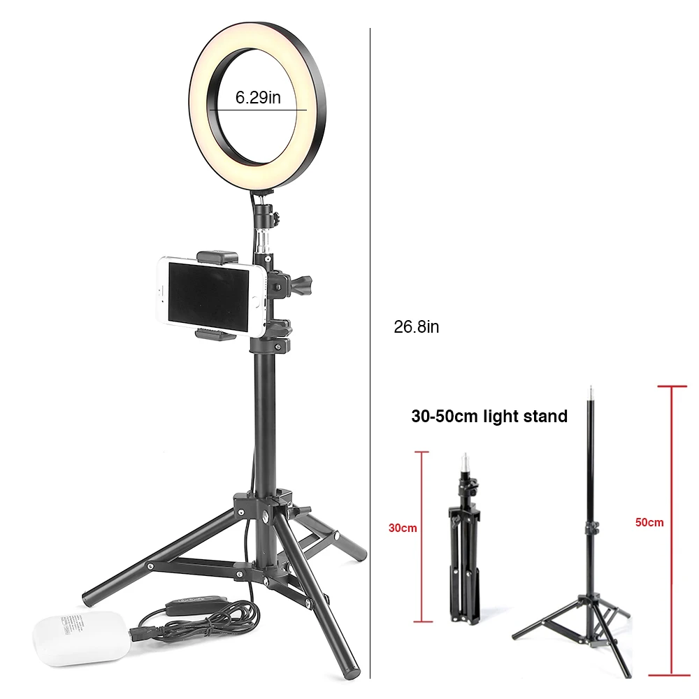 ET LED Camera Ring Light Stand with Phone Holder Phone Photography Ring Light Tripod Selfie Light Phone Lens Photography Light
ET LED Camera Ring Light Stand with Phone Holder Phone Photography Ring Light Tripod Selfie Light Phone Lens Photography Light
