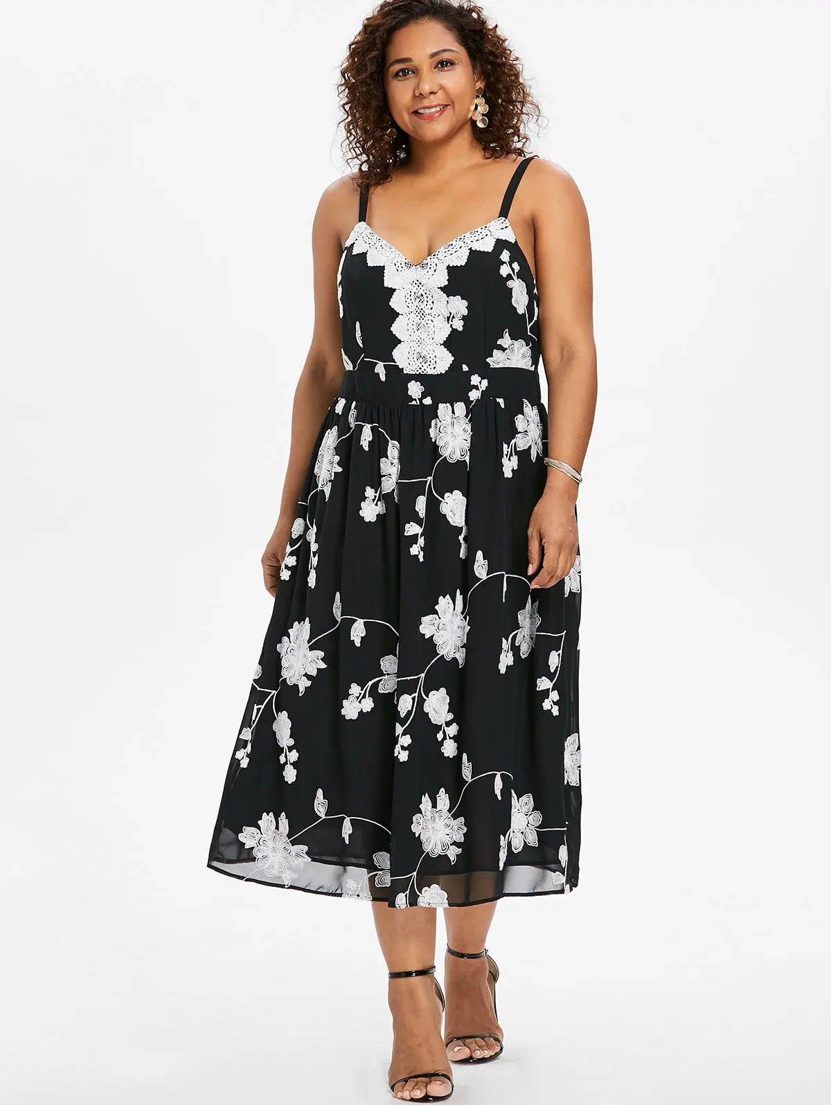 sleeveless midi dress casual