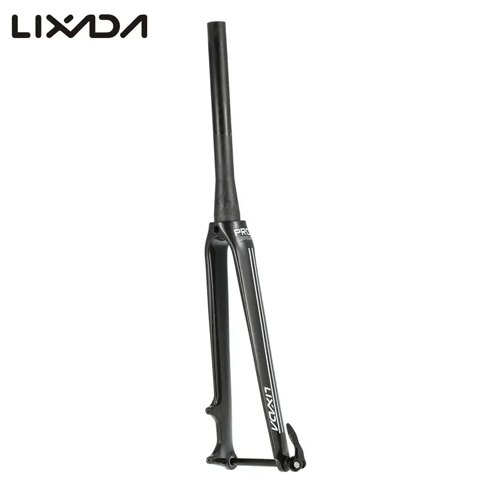Lixada Bicycle Front Fork 700C Carbon Fiber Ultralight Disc Brake Road Bike Fork Tapered Fixed Gear Fixie Front Fork
Lixada Bicycle Front Fork 700C Carbon Fiber Ultralight Disc Brake Road Bike Fork Tapered Fixed Gear Fixie Front Fork
