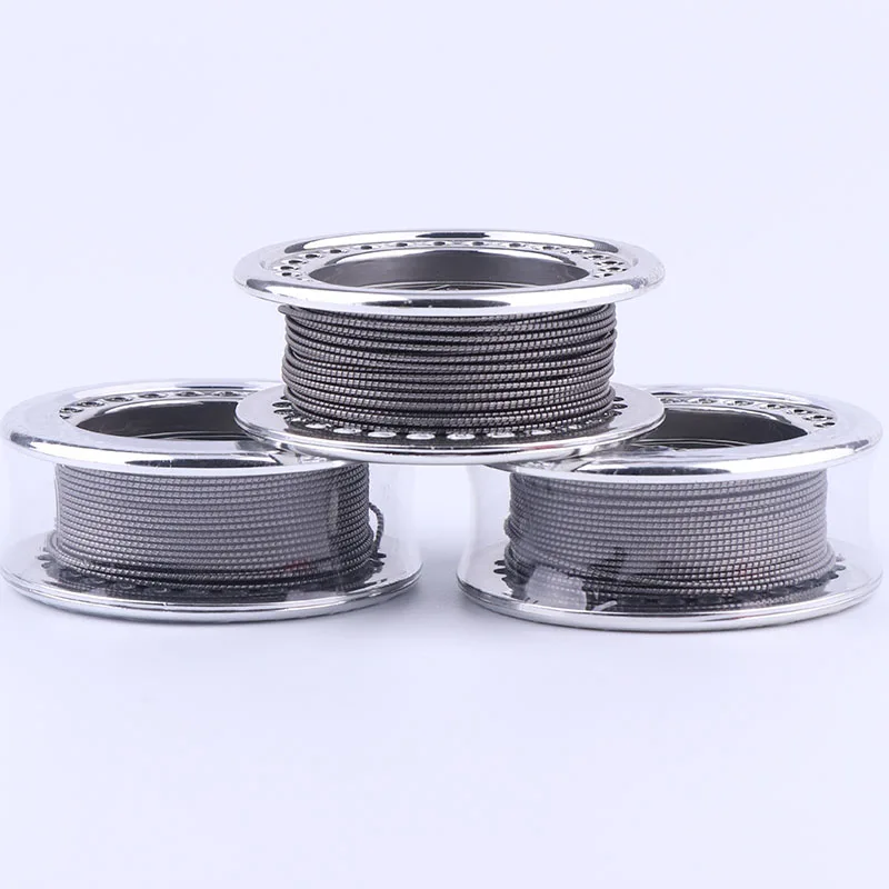 XFKM 5m/roll 0.2*0.8Flat+26ga SS316L Tiger Clapton Heating Wire Electronic Cigarette Accessories For RDA RDTA Prebuilt Coil
XFKM 5m/roll 0.2*0.8Flat+26ga SS316L Tiger Clapton Heating Wire Electronic Cigarette Accessories For RDA RDTA Prebuilt Coil
