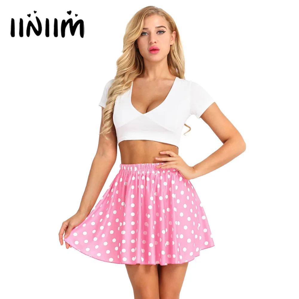 Fashion Women Mid Waist Polka Dot Basic Versatile Stretchy Swing Flared Casual Mini Skirt for Summer Party Office Ladies Skirts
Fashion Women Mid Waist Polka Dot Basic Versatile Stretchy Swing Flared Casual Mini Skirt for Summer Party Office Ladies Skirts