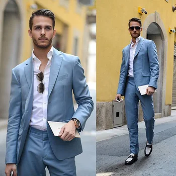 2017 Developed Blue Men Suit Groom Tuxedos Custom Notch Lapel Mens Wedding Dress suits Men's Formal Prom Wear(Jacket+Pants+Tie)
2017 Developed Blue Men Suit Groom Tuxedos Custom Notch Lapel Mens Wedding Dress suits Men's Formal Prom Wear(Jacket+Pants+Tie)