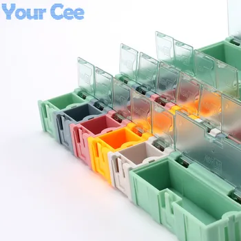 1pc SMD SMT IC Component Container Storage Boxes Diy Electronic Practical Jewelry Patch Box Case Green Blue Pink White Yellow
1pc SMD SMT IC Component Container Storage Boxes Diy Electronic Practical Jewelry Patch Box Case Green Blue Pink White Yellow
