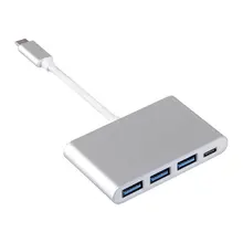 USB 3.1 Type-C to USB 3.0 Adapter Converter Charging Cable 3 Port USB Cable