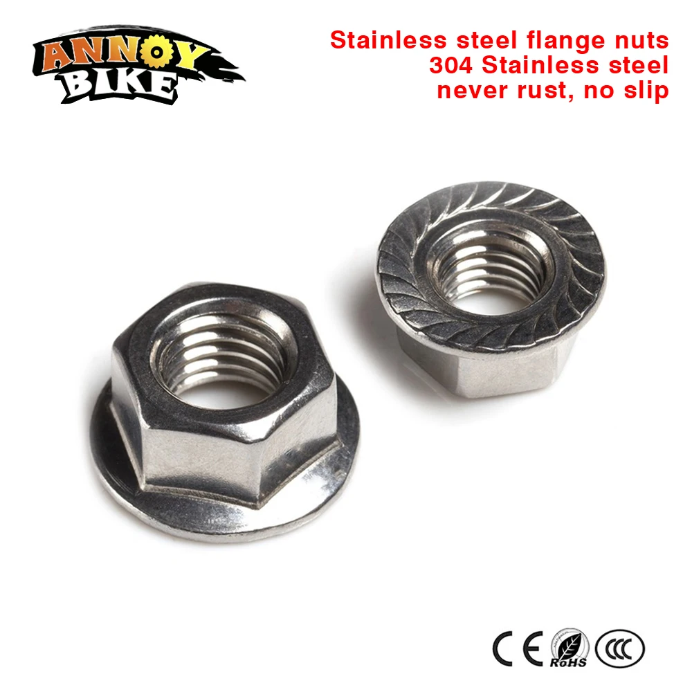 10PCS a lot M6 M8 M10 Screws Metric Nuts xiaomi m365 qicycle scooter accessories Hex Nut Flange Modified Repair tool
10PCS a lot M6 M8 M10 Screws Metric Nuts xiaomi m365 qicycle scooter accessories Hex Nut Flange Modified Repair tool