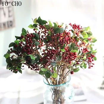 YO CHO 6PCS/LOT Artificial Stamen Flower Crafts DIY Artificial Bean Vine Berries Tree Branch Home Party Decoration Fake Plants
YO CHO 6PCS/LOT Artificial Stamen Flower Crafts DIY Artificial Bean Vine Berries Tree Branch Home Party Decoration Fake Plants