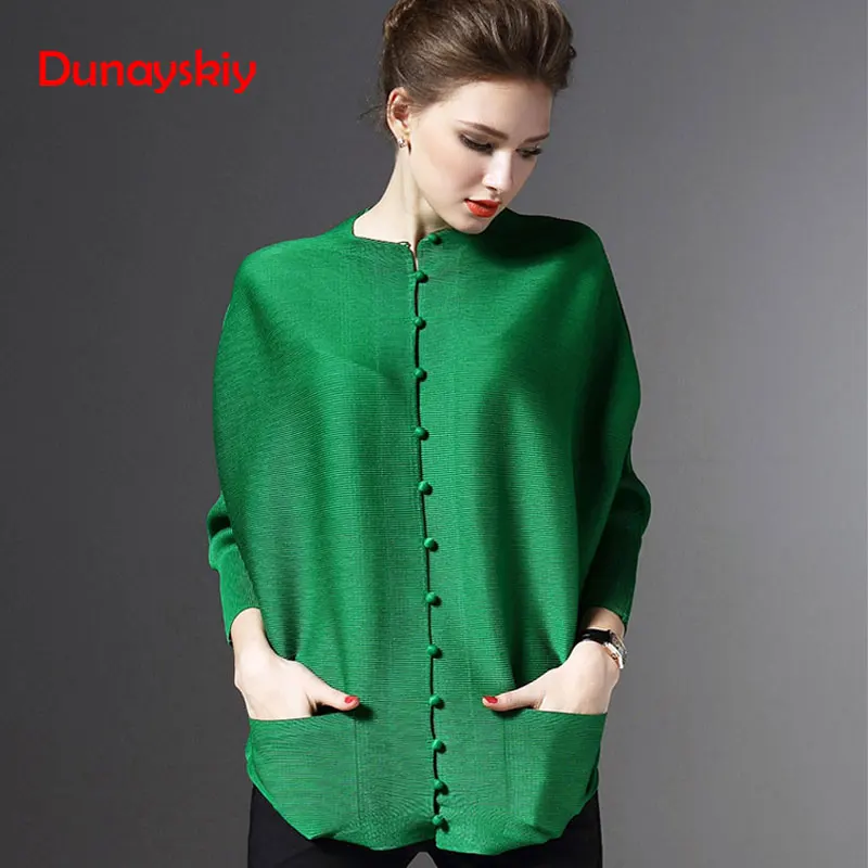 2019 New Fashion Pleated Clothing Shirt O-neck Long Batwing Sleeve Single Breasted D Pockets Woman Pink Loose Blouse
2019 New Fashion Pleated Clothing Shirt O-neck Long Batwing Sleeve Single Breasted D Pockets Woman Pink Loose Blouse