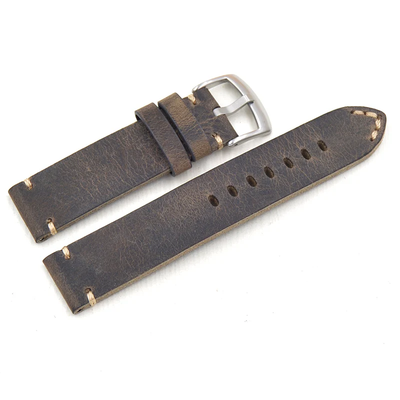 18 19 20 21 22mm High Quality Retro Bracelet handcraft Genuine Leather Watch bands for Omega Seiko Tissot Mido Watch Straps
18 19 20 21 22mm High Quality Retro Bracelet handcraft Genuine Leather Watch bands for Omega Seiko Tissot Mido Watch Straps