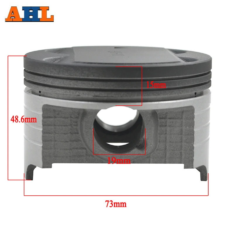AHL Bore Size STD ~+150 73mm ~74.5mm Motorcycle Parts Piston Set Rings Clip Kit For Suzuki AN250 1998-2006 DR250 1990-1995
AHL Bore Size STD ~+150 73mm ~74.5mm Motorcycle Parts Piston Set Rings Clip Kit For Suzuki AN250 1998-2006 DR250 1990-1995