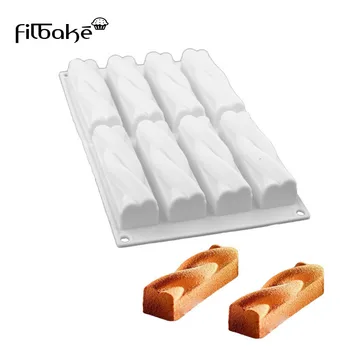 FILBAKE 8 Cavity Silicone Mold Twinkie Energy Bar Muffin Brownie Cheese Molds DIY Chocolate Dessert Cake Decorating Tools
FILBAKE 8 Cavity Silicone Mold Twinkie Energy Bar Muffin Brownie Cheese Molds DIY Chocolate Dessert Cake Decorating Tools