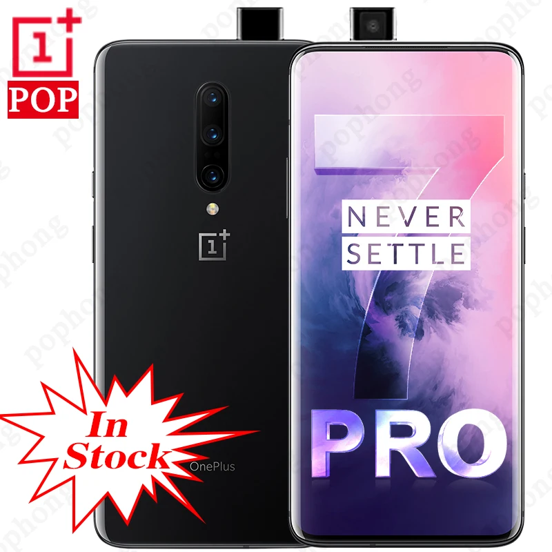 

Global ROM Original Oneplus 7 PRO Mobile Phone 6/8GB 256GB Snapdragon 855 2K AMOLED 48MP Camera 4000mAh 30W Fingerprint NFC