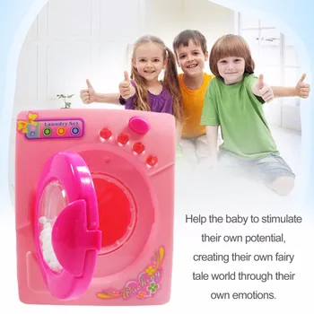 Mini Simulation Furniture Toy Plastic Dollhouse Miniature Children Toy Electric Washing Machine Pretend Play Toys For Girls Gift
Mini Simulation Furniture Toy Plastic Dollhouse Miniature Children Toy Electric Washing Machine Pretend Play Toys For Girls Gift