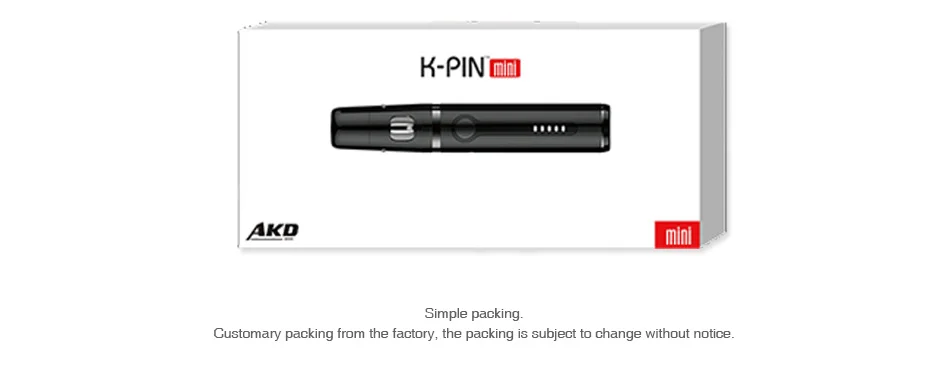 Original Kangertech K-PIN Mini Starter Kit Bulit-in 1500mAh Battery with Colful 2ml Tank & SSOCC Coil Pen Style Vaping E-cig Kit