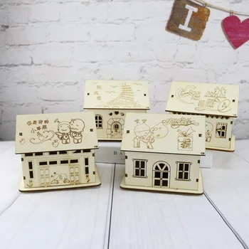 1PC Wooden Villa Saving Money Coin Box Piggy Bank with Night Light for Kids Toy Gift Birthday Gift Home Decor Ornament MO 013
1PC Wooden Villa Saving Money Coin Box Piggy Bank with Night Light for Kids Toy Gift Birthday Gift Home Decor Ornament MO 013