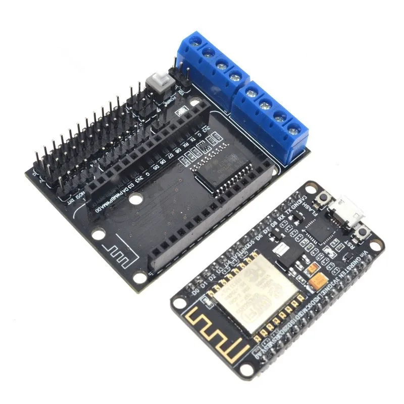 ESP8266 NodeMcu Lua V2 CP2102 Wireless Module ESP8266 NodeMcu ESP-12E Micro USB L293D WiFi Dev Board Development Electronic Kits
ESP8266 NodeMcu Lua V2 CP2102 Wireless Module ESP8266 NodeMcu ESP-12E Micro USB L293D WiFi Dev Board Development Electronic Kits