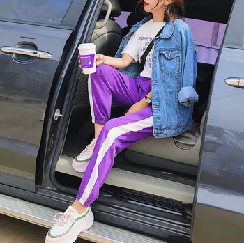 Loose purple Pants Women spring/Fall Fashion Winter Pants Women Grey Trousers Mid Waist Drawstring Patch Peg Casual Long Pants
Loose purple Pants Women spring/Fall Fashion Winter Pants Women Grey Trousers Mid Waist Drawstring Patch Peg Casual Long Pants