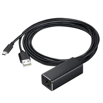 For Ethernet Adapter Usb 2.0 To Rj45 For Google For Ultra Audio Tv Stick Micro-Usb Network Card