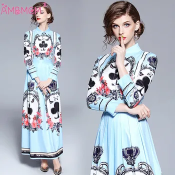 2018 Fashion Designer Runway Summer Dress Women's Floral Print Floral Patchwork Holiday Party Dress AMBMCM
2018 Fashion Designer Runway Summer Dress Women's Floral Print Floral Patchwork Holiday Party Dress AMBMCM