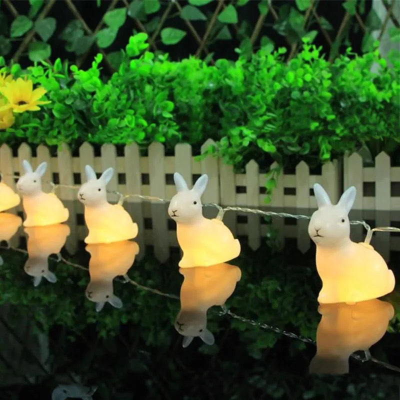 Holiday Party Rabbit LED String Lights Garland Easter Day Festival Battery Powered Decorative Lights 1.5m 10leds
Holiday Party Rabbit LED String Lights Garland Easter Day Festival Battery Powered Decorative Lights 1.5m 10leds