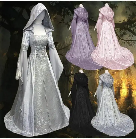 XXXXXL Renaissance Medieval Costume Princess Boho Victorian Dress Women Vintage Hooded Dress Gothic Dress Halloween costume
XXXXXL Renaissance Medieval Costume Princess Boho Victorian Dress Women Vintage Hooded Dress Gothic Dress Halloween costume