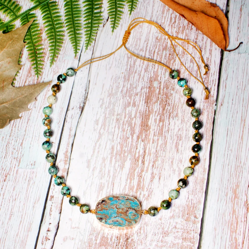 MOON GIRL 8MM Natural Stone Handmade Choker Necklace for Women Handmade Unique Vintage Boho Collier Femme Jewelry Dropshipping
MOON GIRL 8MM Natural Stone Handmade Choker Necklace for Women Handmade Unique Vintage Boho Collier Femme Jewelry Dropshipping