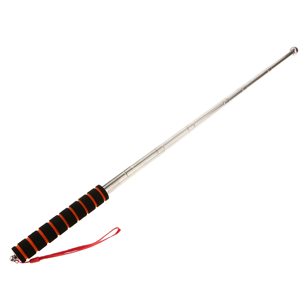 Portable Extendable Durable 1.3M Portable Telescopic Handheld Flag Pole with Windsock