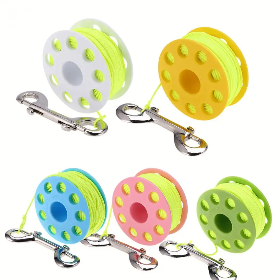 109ft 33m Underwater Scuba Cave Wreck Diving Dive Compact Finger Reel Spool Line Reel with Double Ended Clip
109ft 33m Underwater Scuba Cave Wreck Diving Dive Compact Finger Reel Spool Line Reel with Double Ended Clip