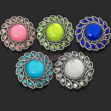 Wholesale metal Rhinestone Snap Buttons W126 flowers Diy Jewelry fit 18mm Snap button Necklaces/Bracelets for women
Wholesale metal Rhinestone Snap Buttons W126 flowers Diy Jewelry fit 18mm Snap button Necklaces/Bracelets for women