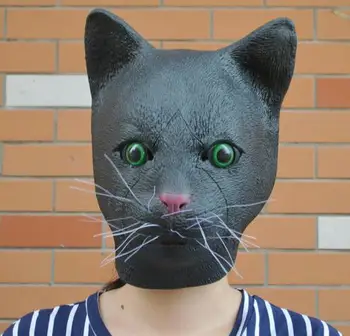 Top Grade Costume Party Schwarze Katze Meow Kopf Mask Halloween Cosplay Latex Vollen Kopf All Face Black Head Cat Mask Cat head
Top Grade Costume Party Schwarze Katze Meow Kopf Mask Halloween Cosplay Latex Vollen Kopf All Face Black Head Cat Mask Cat head
