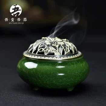 Ceramic incense burner aromatherapy furnace santalwood hob incense burner
Ceramic incense burner aromatherapy furnace santalwood hob incense burner