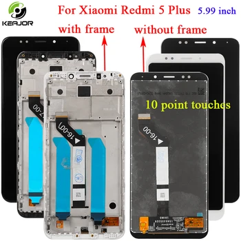 For Xiaomi Redmi 5 Plus LCD Display+Touch Screen+frame+Tools Glass Panel Digitizer Accessories For Xiaomi Redmi 5 Plus 5.99inch
For Xiaomi Redmi 5 Plus LCD Display+Touch Screen+frame+Tools Glass Panel Digitizer Accessories For Xiaomi Redmi 5 Plus 5.99inch