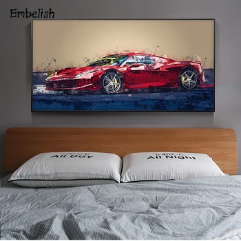 Embelish 1 Pieces Large Size Cool Red Sports Car Wall Posters For Living Room Modern Home Decor Picture HD Print Canvas Painting
Embelish 1 Pieces Large Size Cool Red Sports Car Wall Posters For Living Room Modern Home Decor Picture HD Print Canvas Painting