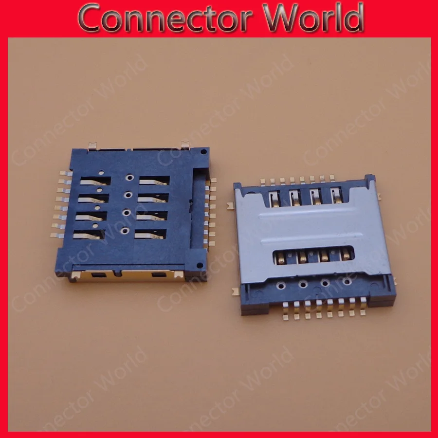1Pc. SMD//SMT 6 pin 1.5mm  Sim Card Connector Tray Type LCN