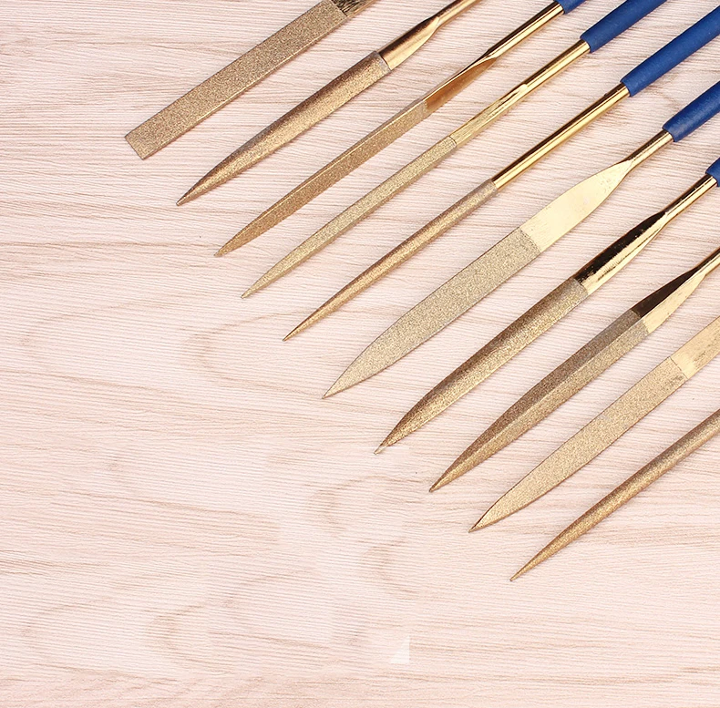 ZtDpLsd 10Pc 3x140mm Diamond Coated Needle File Set Filing Cutting Glass Ceramic Carbide Repair Carving Tool Wood Rasp Hand Tool
ZtDpLsd 10Pc 3x140mm Diamond Coated Needle File Set Filing Cutting Glass Ceramic Carbide Repair Carving Tool Wood Rasp Hand Tool